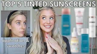 The Best Tinted Sunscreens Colorescience Flex DRMTLGY Tinted Moisturizer SPF 46 Mychelle amp More [upl. by Etnaled]