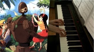 Kimi wo Nosete Carrying You  Laputa Castle in the Sky  Piano [upl. by Tenenbaum]