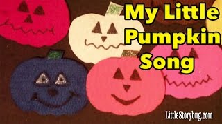 Halloween songs for children  My Little Pumpkin  Littlestorybug [upl. by Amsirp]