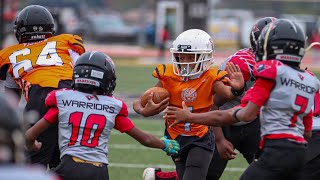 CLINTON COMMUNITY TIGERS 9U SUPER BOWL  Ep17 ST JOHN WARRIORS RED [upl. by Lemmie]