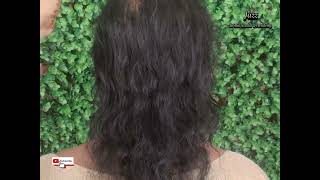 Before amp After Hair Extension Sevice For Customer Full Video hairextension trichy [upl. by Eixirt]