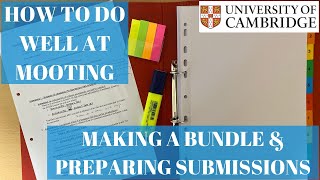 How to Do Well at MOOTING Part 2 Making a BUNDLE amp Preparing SUBMISSIONS [upl. by Clyte]