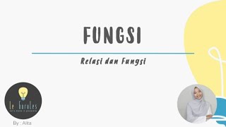 Matematika SMA  Relasi dan Fungsi 1  Pengertian Relasi dan Fungsi Domain Fungsi A [upl. by Nagard]