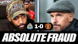 TEN HAG IS AN ABSOLUTE FRAUD GET THIS BUM OUT OF HERE 🤬 Newcastle 10 Manchester United HIGHLIGHTS [upl. by Isaac752]