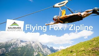 Flying Fox  Zipline in Salzburg [upl. by Vanessa]