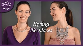 How to style statement necklaces  quotParisian chicquot  Justine Leconte [upl. by Jude328]