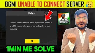 Unable to connect to server Please try a different network or grant WiFi access to the game Solve [upl. by Odlanra270]