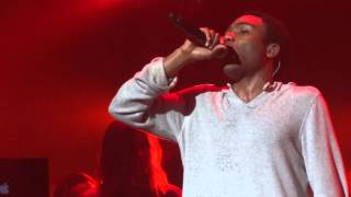 Childish Gambino  quotIm a Boss Freestylequot Live in Los Angeles 111211 [upl. by Siladnerb]