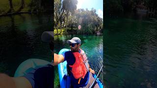 Kayaking Rainbow Springs Florida💙 sunshinestate kayaking floridasprings visitflorida abba usa [upl. by Aneerb]