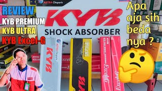 Perbedaan Shock absorber KYB PREMIUM KYB ULTRA KYB ExcelG shok revew kyb [upl. by Lienet]