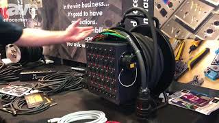 InfoComm 2018 Four Star Wire amp Cable Inc Previews Multipin Split Snake On Reel [upl. by Sucramal]