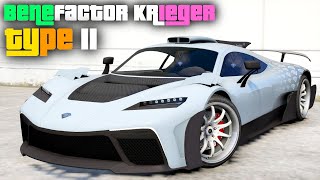 Benefactor Krieger Type II  GTA 5 Lore Friendly Car Mod  Download Link [upl. by Leinod]