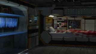 Spaceship Ambience  Starship Bedroom Sleep White Noise Relaxation  2 Hours Deep Bass [upl. by Enaitsirk]