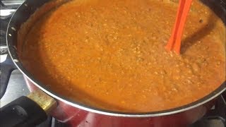 Como Hacer Frijoles Refritos Con Chile Colorado [upl. by Suzetta]