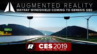 CES 2019 WayRays holographic AR windshield is real hitting the road soon [upl. by Nortna]