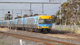 Comeng train traverses a series of mud holes [upl. by Humo]