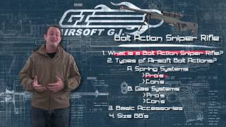 Airsoft GI  Back To Basics  The Bolt Action Sniper Rifle [upl. by Ehcar]