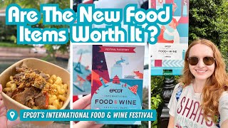 Epcot International Food amp Wine Festival Vlog  Trying New Food Items [upl. by Mirella735]