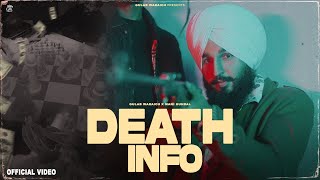 DEATH INFO official video GULAB WARAICH x MANI HUNDAL  New Punjabi Song 2024 [upl. by Egoreg]