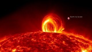 NASA  Fiery Looping Rain on the Sun [upl. by Katey]