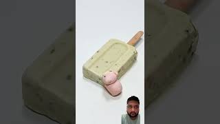 Small pig eating ice cream very fastly stopmotion animation pig pig shorts [upl. by Stevena]