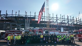 Never Forget Buffalo Bills GilbaneTurner hold 911 remembrance at new stadium site [upl. by Oshinski]