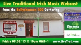 Live traditional Irish music session from Irish Thatched Bar  Ballyshannon 400 [upl. by Soutor722]