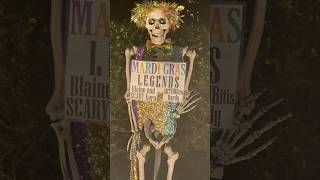 Mardi Gras legends are here at the Skeleton House in New Orleans for Halloween halloween shorts [upl. by Yeniar196]