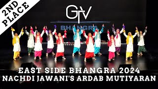 Nachdi Jawanis Ardab Mutiyaran at East Side Bhangra 2024 [upl. by Schafer550]