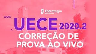 Gabarito UECE 20202 – Correção de prova ao vivo [upl. by Ydne]