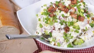 The Ultimate Loaded Potato Salad with Sour Cream Bacon and Feta Cheese [upl. by Branch]