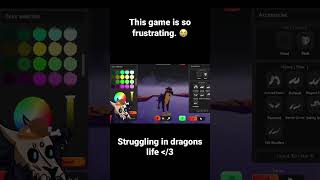 Making an OC tutorial is frustrating Roblox  DRAGONS LIFE [upl. by Nygem]