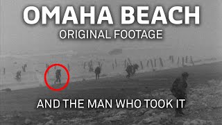 Omaha Beach  The DDay Cameraman Who Filmed Assault Waves on June 6 1944  WWII Then amp Now [upl. by Gorey31]