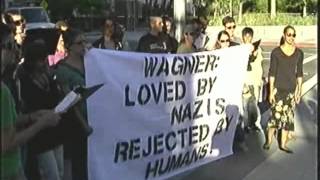 Protesting Richard Wagner at the LA Opera [upl. by Greenwood224]