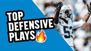 Panthers Top Defensive Plays against the Saints [upl. by Bolten]