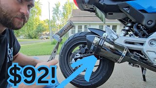 2025 Honda Grom iStunt Exhaust Day 2 Practicing Wheelies [upl. by Yursa31]