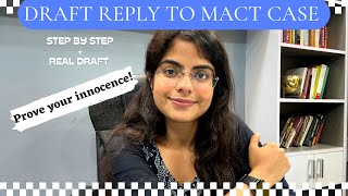 DRAFTING REPLY IN MACTMOTOR VEHICLE ACTACCIDENT CASE Points to remember Defence to save yourself [upl. by Asin]