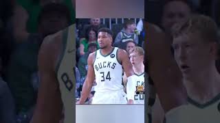 Giannis Antetokounmpo Blocks Lebron James shorts [upl. by Eaj]