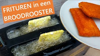 kaassoufflé uit een omgebouwde broodrooster Deep Frying in a Toaster [upl. by Oelak]