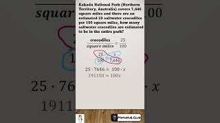 Estimating Saltwater Crocodile Population in Kakadu National Park  Math in Real Life [upl. by Jolanta]