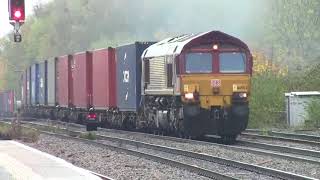 Trains at Leamington Spa 27 October 2022 [upl. by Iggie434]