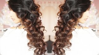 Heatless Curls  Overnight Bendy Rollers Flexi Rods  Emily Liu [upl. by Thay690]