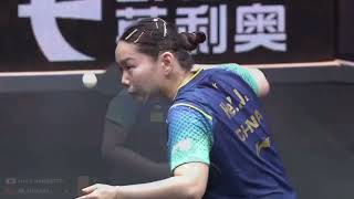 Miwa HARIMOTO vs HE Zhoujia  WS R64  WTT China Smash 2024 [upl. by Naitsabas]