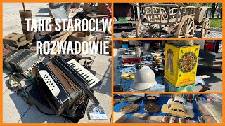 Targ staroci w Rozwadowie Pierwszy handel starociami i antykami na giełdziejunkforfun9686 [upl. by Dinin219]