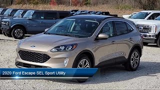 2020 Ford Escape SEL Sport Utility Kent Akron Stow Canton Cleveland [upl. by Carmon416]