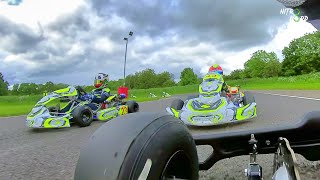 Incredible finish Honda Cadet final at Ultimate Karting Championship Round 1 2021 [upl. by Hannavahs165]