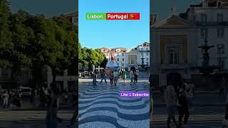 Lisbon Portugal street walk I Lisbon Street walk I Portugal street walk short shortsviralvideo [upl. by Dj]