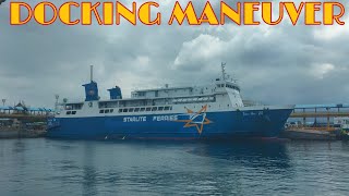 STARLITE PHOENIX DOCKING MANEUVER  STARLITE FERRIES SeajeeTv [upl. by Kcerred]