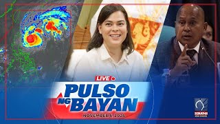 LIVE Pulso ng Bayan with Admar Vilando at Jade Calabroso  Nov 6 2024 [upl. by Beaston]