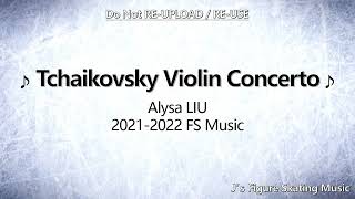 Alysa LIU 20212022 FS Music [upl. by Witha85]